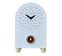 Orologio con cucù Da appoggio Marconi 17x11xh27 con particolari in legno di acero colore bianco bianco