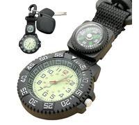 Orologio Con Da Uomo Impermeabile Luminoso Per Outdoor Sopravvivenza