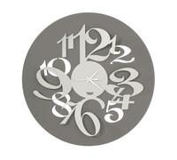 orologio con numeri grandi 3d focus Fango e avorio in Ferro 50cmdidiametro