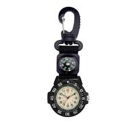 Orologio con , orologio da tasca al quarzo, con moschettone, portatile, impermeabile, per uomini e donne, per attività all'aperto, arrampicata, corsa, immersioni, escursionismo, caccia
