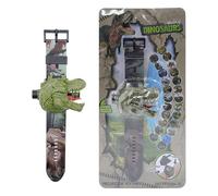 Orologio con proiettore Dinosauri per bambini: Orologio da polso digitale con proiezione di dinosauri, giocattolo interattivo educativo | Orologio di proiezione per ragazzi e ragazze, orologio
