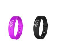 Orologio con sveglia a vibrazione, sveglie vibranti con timer per il conto alla rovescia, orologio con promemoria e sveglia a vibrazione imp
