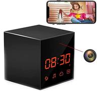 Orologio con telecamera spia nascosta con 1080p HD, visione notturna, rilevamento del movimento, registrazione video, monitoraggio remoto per la sicurezza di casa e ufficio