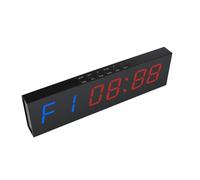 Orologio con timer digitale a LED for conto alla rovescia, cronometro multifunzione da scrivania e da parete da 1,8 pollici for il fitness, timer for palestra su e giù