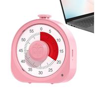 Orologio con timer visivo - Orologio da tavolo con conto alla rovescia, orologio visivo da 60 minuti | Dispositivo di gestione del da scrivania con quadrante luminoso, timer senza per