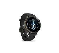 Orologio connesso Garmin Venu 4 nero e grigio - bracciale in silicone nero - 41mm