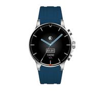 Orologio Connesso - BIGBEN CONNECTED - Rotondo - IP68 - 70 modalità sportive - Argento con bracciale blu