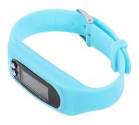 Orologio Contapassi da Polso Blu in Silicone Multifunzione | Conteggio dei Passi, Design Delicato sulla Pelle, Batteria Ag10 1, 5 V Inclusa