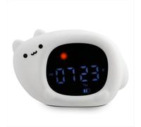 Orologio controllato per bambini + luce notturna + macchina del suono - luce che cambia colore, presa USB, 12/24 ore, allenamento di routine