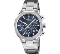Lotus Orologio Cronografo Uomo 18847/2 Acciaio Inox 316L Cinturino Blu Calendario Quarzo