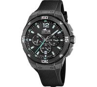 Lotus Orologio Uomo 18975/3 Chrono cassa di Fibra di carbonio Nero cinturino in Gomma Nero