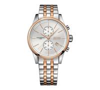 OROLOGIO CRONOGRAFO HUGO BOSS UOMO JET HB1513385 BICOLORE - GARANZIA - PREZZO...