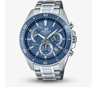 Orologio cronografo uomo Casio Edifice quadrante argento e blu EFR-552D-2AVUEF