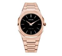 Orologio D1 Milano Unisex AUTB03 Quarzo Acciaio Ultra Thin Oro Rosa Nero