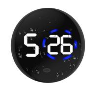 Orologio da 1 orologio per auto - Timer di visualizzazione LED intelligente | per interni Light to Dieode Automobile con schermo LCD Leggibile per lo sfruttamento Dashboard Day Night