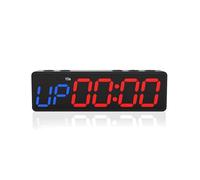 Orologio da allenamento con batteria, mini timer da palestra portatile con magnete integrato, timer for il conto alla rovescia/alla rovescia programmabile