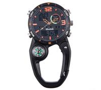 Orologio da arrampicata orientato alle prestazioni con navigazione e quadrante luminoso per indossare il moschettone durante le missioni all'aperto (blu)