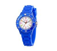 Orologio da bambino per ragazza e ragazzo, orologio educativo analogico con cinturino in materiale morbido, ideale per la scuola e lo sport, blu, Cinghia
