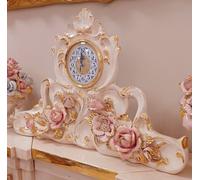 Orologio da Camino Barocco Porcellana Capodimonte Soprammobile Orologi da Tavolo