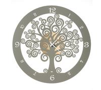 Orologio da casa moderno Big Albero della vita Diametro 70 cm colore Oro e fango