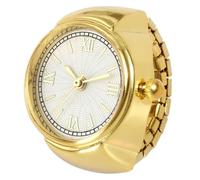 Orologio da creativo, mini orologio rotondo, accessorio alla con design unico, gioielli dallo stile elegante, costruzione durevole, ornamento alla per feste, appuntamenti e vacanze, Oro