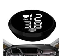 Orologio da cruscotto - Orologio digitale automotive, LED indicatore di adesivo per auto, camion, moto, cruscotto, uscita 'aria