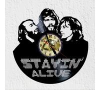 Orologio da disco vinile Sillueta Hermanos Gibb musica pop anni '70 decorazio...