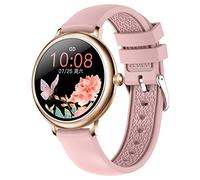 Orologio da donna 2022 con chiamata SMS, orologio da donna connesso Smartwatch impermeabile per Android iOS, orologio intelligente sport 26 funzioni frequenza cardiaca podometro calorie, oro, Moderno