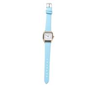 Orologio da donna a vento manuale con cinturino smerigliato, Blu, One Size