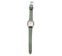 Orologio da donna a vento manuale con cinturino smerigliato, Verde, One Size