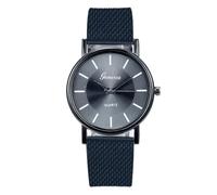 Orologio da donna al quarzo di fascia alta con vetro distinto blu e orologio da donna