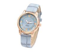 Orologio da donna Blue Life Watch High End Glass Quartz Distinguished Orologio da donna senza batteria Orologi per gli uomini, Blu, misura unica