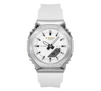 Orologio da donna Casio G-Shock Quartzo Sports Bianco Quadrante GM-S2110SH-7A