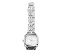 Orologio da Donna con Bracciale, Batteria a Lunga Durata Impermeabile Facile da Leggere Orologio Al Quarzo Quadrato da Donna con Tempo di Precisione Cinturino in Acciaio Legato Elegante per