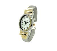 Orologio da donna con cassa ovale in metallo, quadrante bianco Wincci, bianco