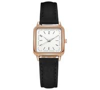 Orologio da donna con cinturino in pelle, elegante e carino, orologio da polso per uomini anziani, C, One Size