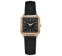 Orologio da donna con cinturino in pelle, elegante e carino, orologio da polso per uomini anziani, I, One Size