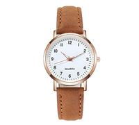 Orologio da donna con cinturino in scala punteggiata, orologio da donna, con punta smerigliata, orologio da donna con scala digitale, orologio classico rotondo per tutti i giorni con numeri romani,