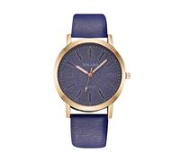 Orologio da donna con cinturino in silicone alla moda, orologio da uomo che si illumina, Blu, One Size