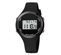 Orologio da donna con display a LED Elecreonic Fashion Chrono Alarm Digital Clock Donna Sport Outdoor Wirstwatch, Tutti Balck, Sport