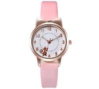 Orologio da donna con quadrante in pelle, alla moda, al quarzo, elegante, con numeri