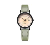 Orologio da donna da donna, alla moda, smartwatch per studenti, esame, casual, calendario digitale, al quarzo, cinturino in pelle, sportivo, da donna (C, 19 x 3 cm)