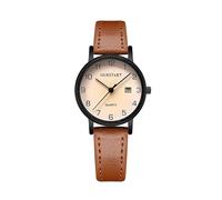Orologio da donna da donna, alla moda, smartwatch per studenti, esame, casual, calendario digitale, al quarzo, cinturino in pelle, sportivo, da donna (A, 19 x 3 cm)