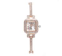 Orologio da donna in lega, al quarzo, con numeri, Oro, One Size