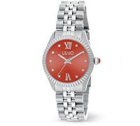 Orologio Liu Jo Donna Tiny TLJ2135 Acciaio Quadrante Rosso + Zirconi