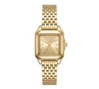 Orologio da donna. Orologio analogico quadrato da donna LePetiteMarie dal design raffinato e versatile. Orologio bracciale donna originale con macchinari al quarzo di alta qualità. (Oro)