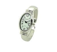 Orologio da donna ovale con cassa in metallo bracciale alla moda con quadrante in perle Wincci, Argento