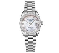 Stuhrling Original 3936 1 Quarzo Data Cristallo Accented Bracciale Donna Watch