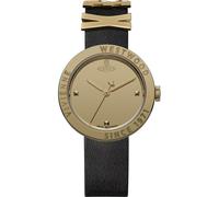 Orologio da donna Vivienne Westwood Rebel quadrante oro cinturino in pelle ne...