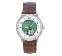Zeppelin 85672 Friedrichshafen Open Heart Automatico 36mm 5ATM Unisex Argento...
